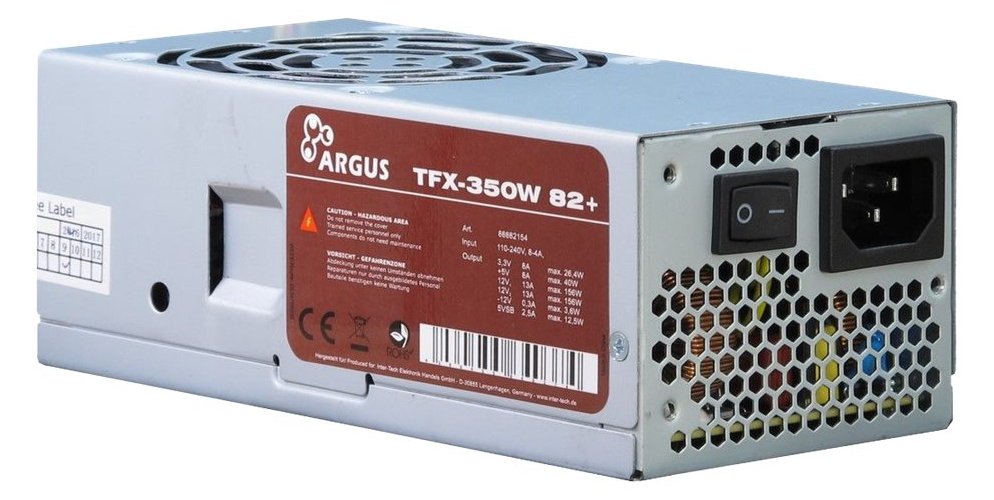 Inter-Tech Argus TFX-350W - Netzteil (intern) - TFX12V - Wechselstrom 115/230 V von LumaTech