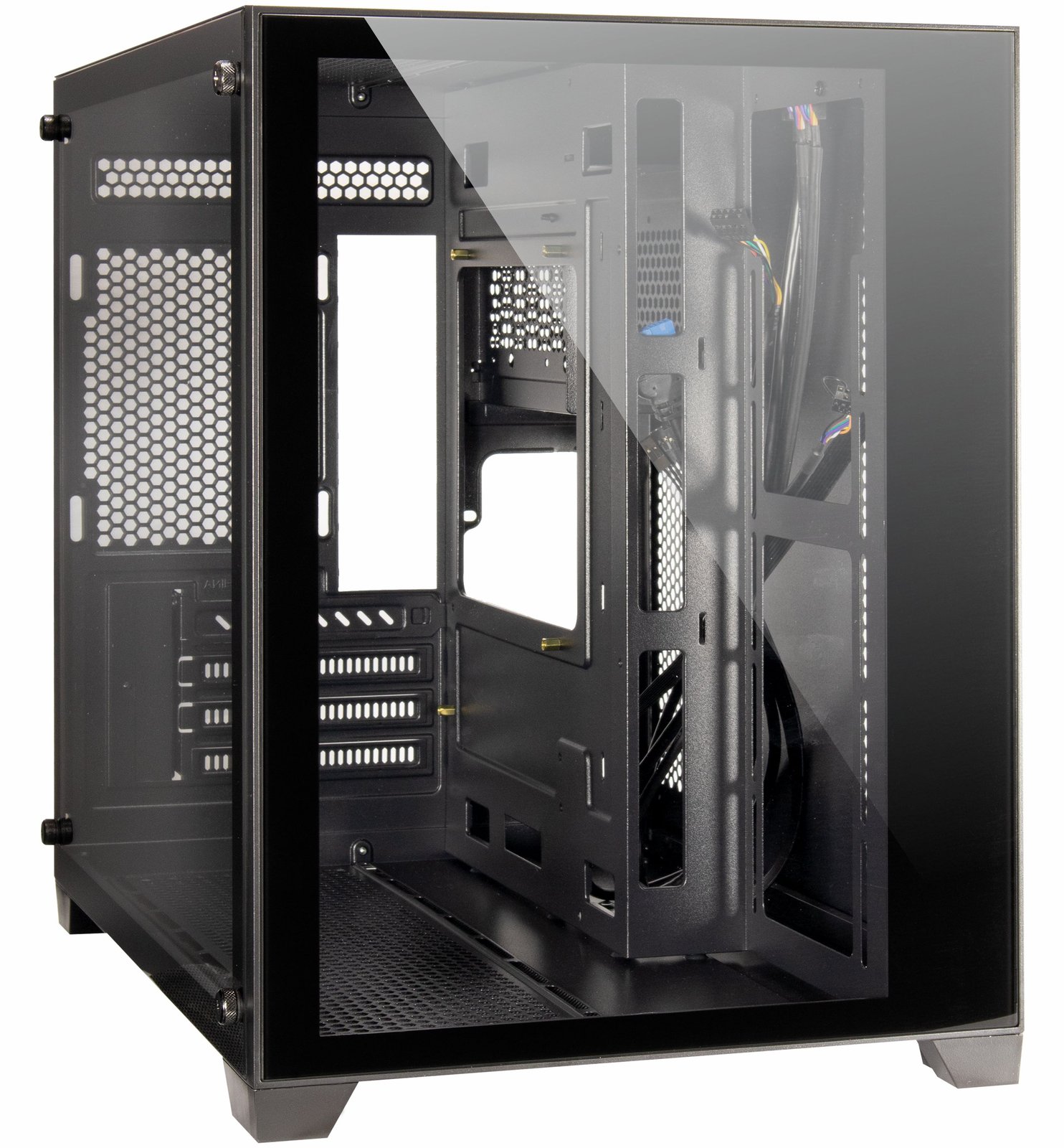 Inter-Tech h C-501 Aspect ATX Gaming Gehäuse Tempered Glass Schwarz - Gehäuse - ATX von LumaTech