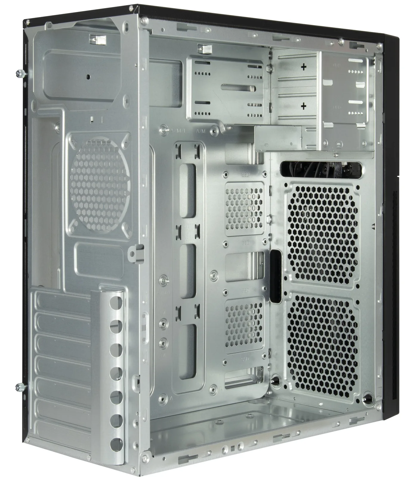 Inter-Tech h Geh IT-2815 black Midi-Tower Linear - Midi/Minitower - ATX, Ansicht 3