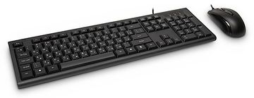 Inter-Tech KM-3149R - Tastatur-und-Maus-Set - USB - TL: Russisch, QWERTY von LumaTech