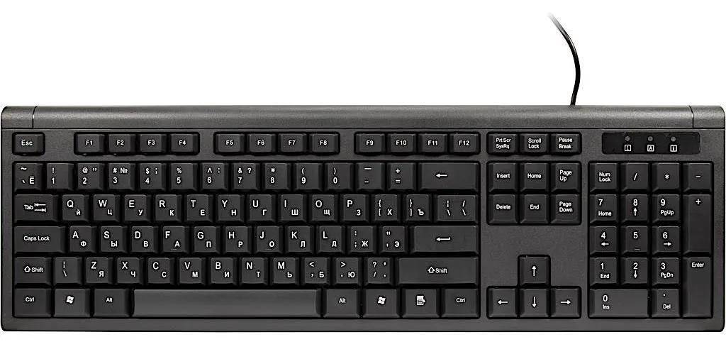 Inter-Tech KM-3149R - Tastatur-und-Maus-Set - USB - TL: Russisch, QWERTY, Ansicht 4