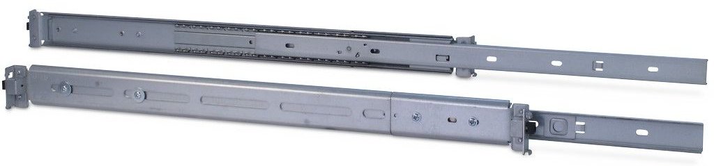 Inter-Tech Teleskopische Gleiter für Rack - Grau - 2U - 48.3 cm (19) von LumaTech
