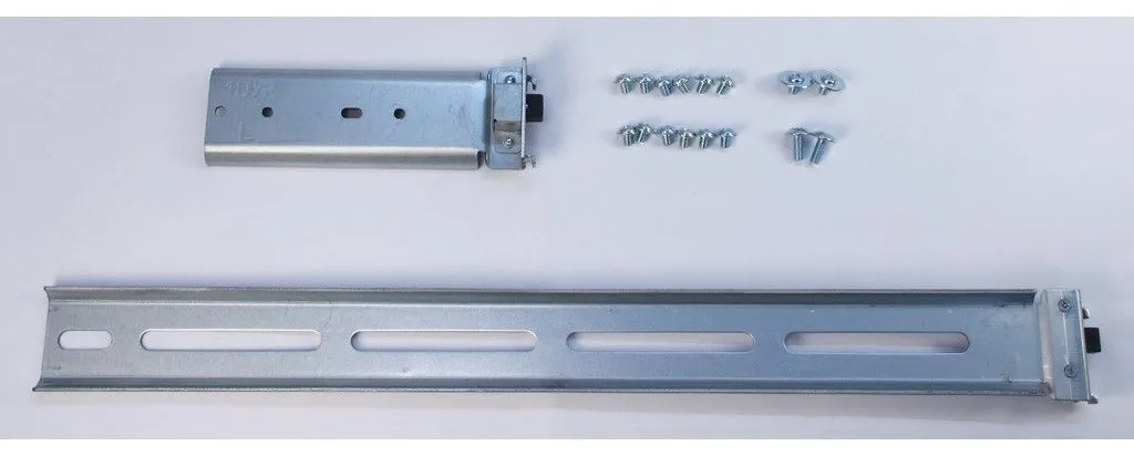 Inter-Tech Teleskopische Gleiter für Rack - Grau - 2U - 48.3 cm (19), Ansicht 4