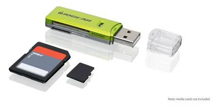 IOGEAR GFR204SD - microSDHC,SD,SDHC,SDXC - Grün - Windows XP - Windows Vista - Windows 7 Mac OS X v10.3.9, Ansicht 2