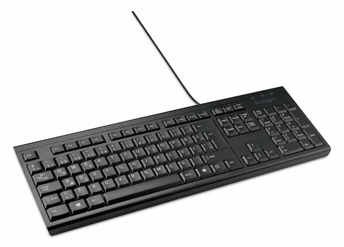 Kensington KB100 EQ - Tastatur - full size - USB - TL: US, QWERTY, Ansicht 4