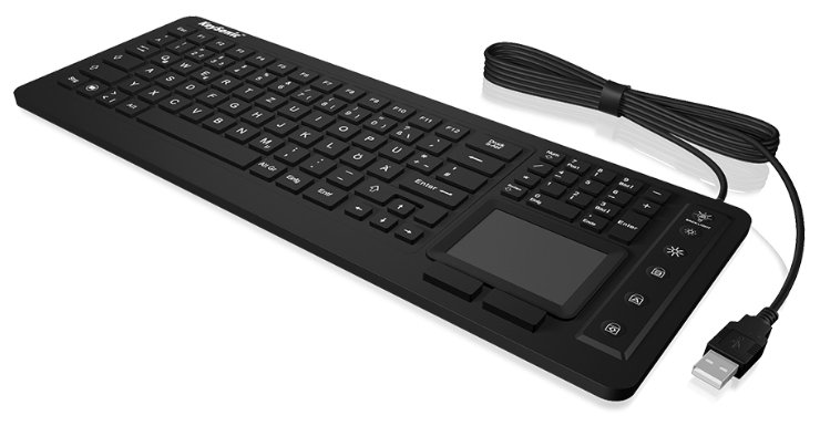 KeySonic KSK-6231 INEL EN - Standard - Verkabelt - USB - Schwarz - TL: UK, QWERTY