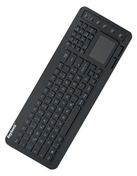 KeySonic KSK-6231 INEL EN - Standard - Verkabelt - USB - Schwarz - TL: UK, QWERTY, Ansicht 3