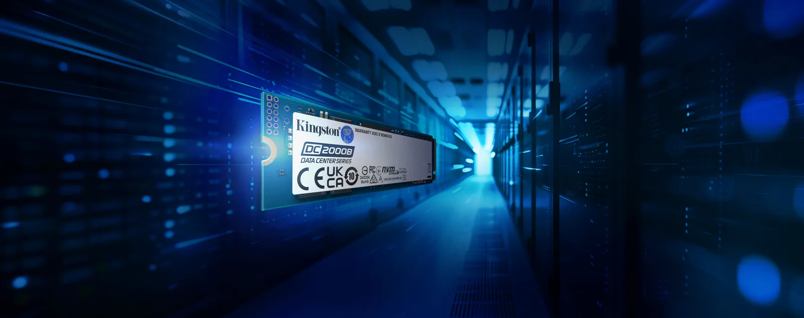 Kingston Data Center DC2000B - SSD - Enterprise - 480 GB - intern - M.2 2280 - PCIe 4.0 x4 (NVMe), Ansicht 4