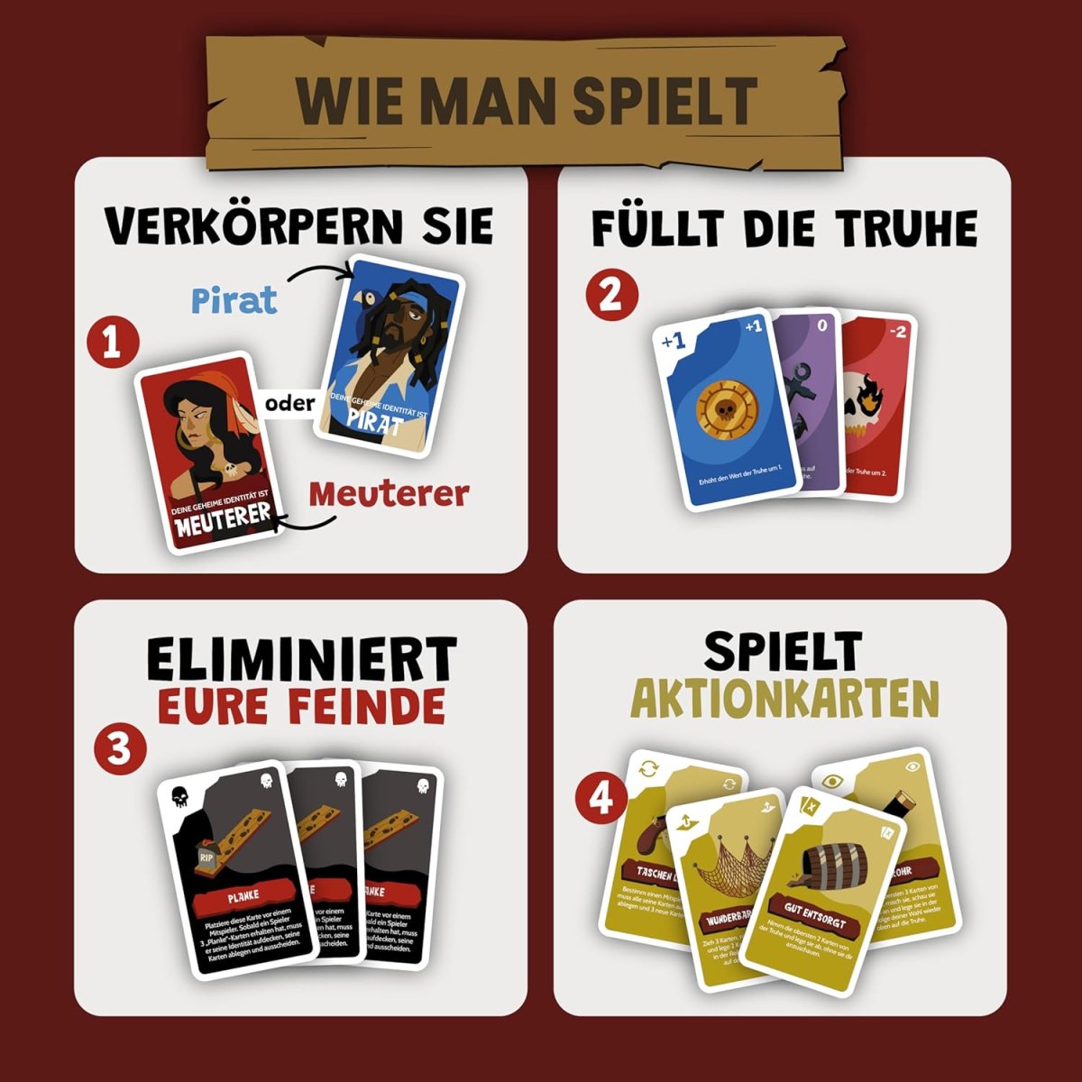 SAVANA Verräter an Bord - Bluffen, Strategie, Spaß, & Verrat | Kartenspiel für Jugendliche & Erwachsene | 3-8 Spieler | Ab 10 Jahren | Gesellschaftsspiel für Familie & Freunde — Bild 4
