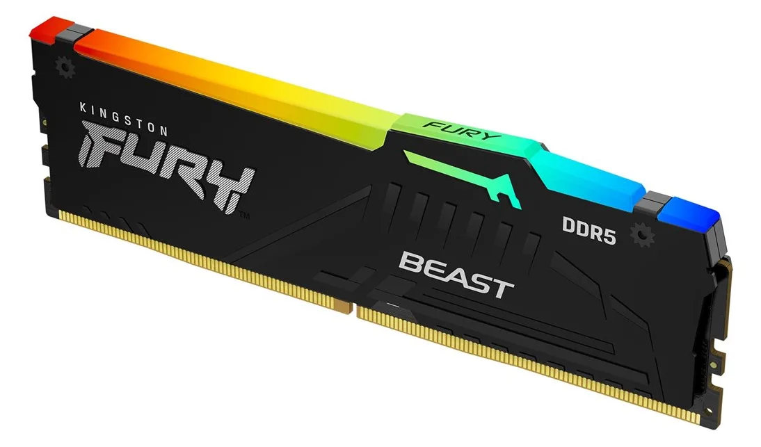 Kingston FURY Beast RGB - DDR5 - Modul - 16 GB - 5600 MHz 40, Ansicht 3