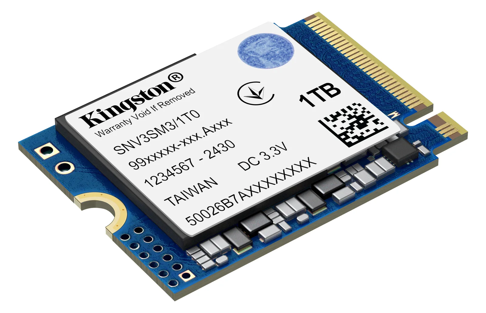 Kingston NV3 - SSD - 1 TB - intern - M.2 2230 - PCIe 4.0 x4 (NVMe), Ansicht 2