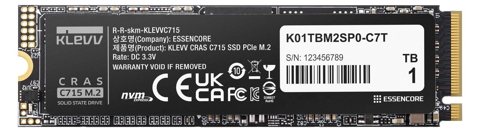 Klevv C715 M.2 2280 PCIe Gen3 NVMe