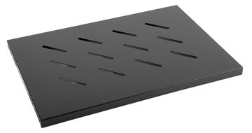 Lanberg AK-1001-B - Regalboden - Schwarz - Metall - 120 kg - 1U - 48,3 cm (19 Zoll) von LumaTech