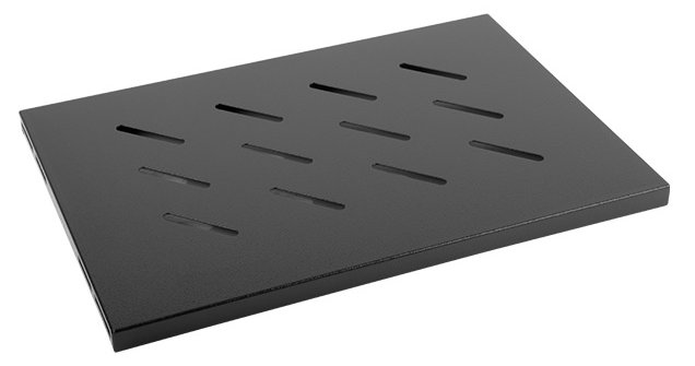 Lanberg AK-1001-B - Regalboden - Schwarz - Metall - 120 kg - 1U - 48,3 cm (19 Zoll) von LumaTech