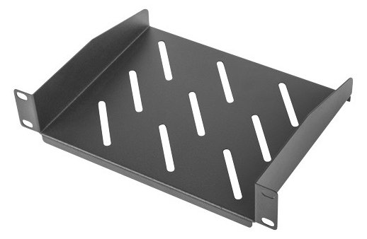 Lanberg AK-1012-B - Regalboden - Schwarz - 20 kg - 25,4 cm (10 Zoll) - 254 mm - 180 mm von LumaTech