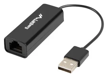 Lanberg NC-0100-01 - Schwarz - 20 g - 1 Stück(e) - 10 Gbit/s - 0,15 m, Ansicht 2
