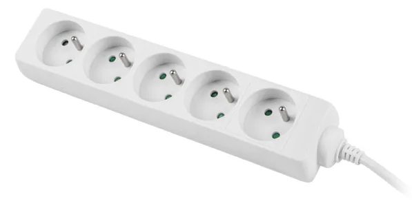 Lanberg Steckdosenleiste 5x 230V FRANZOES. ST. weiß - Steckdosenleiste, Ansicht 4