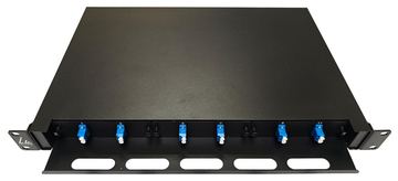 Lanview Fiber Optic Sliding Panel ODF LC SM OS2 12 Cores von LumaTech