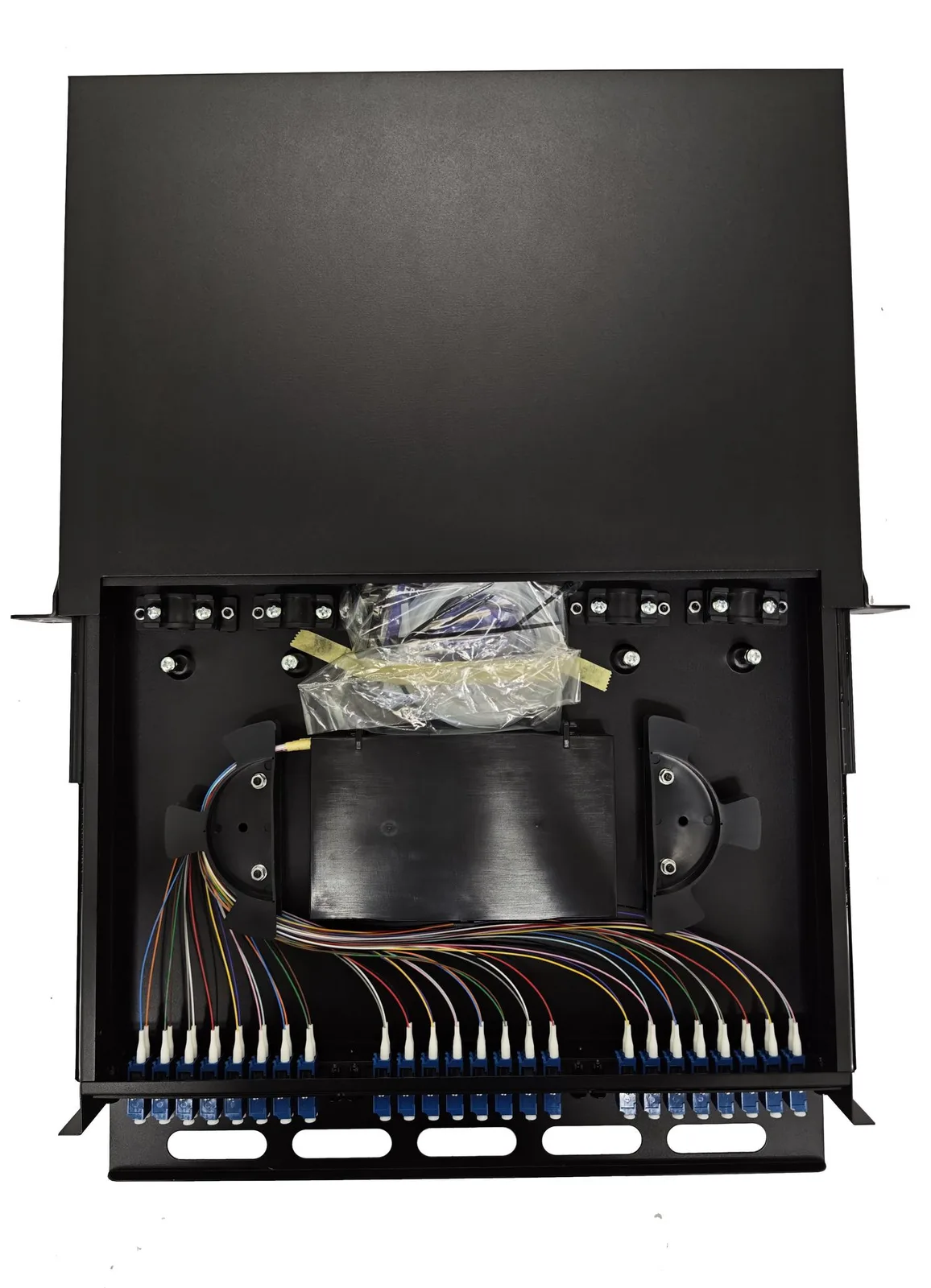 Lanview Fiber Optic Sliding Panel ODF LC SM OS2 48 Cores, Ansicht 2