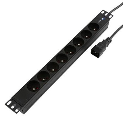 Lanview POWER STRIP 19 C20 - 8 WAY (TUPS055) von LumaTech
