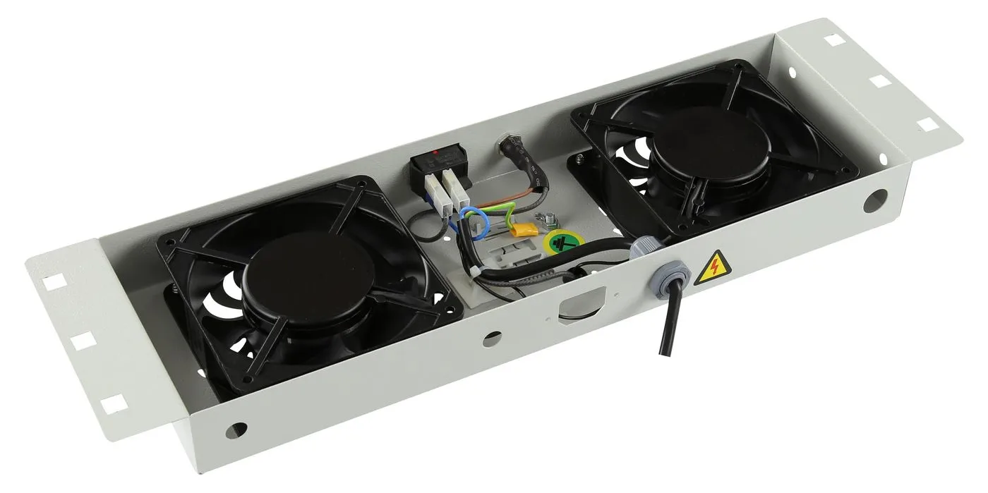 Lanview RAF115WH-UK - Weiß - 2 Lüfter - 1U - 487 mm - 133 mm - 45 mm, Ansicht 3