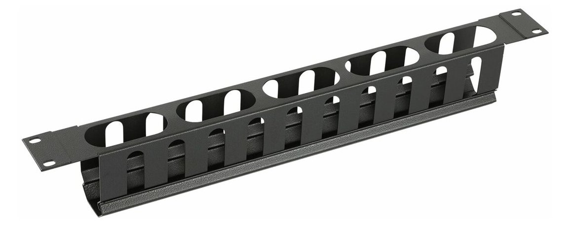 Lanview RAO400BL - Schwarz - Stahl - 1U - 19 - Oval - 482 mm von LumaTech