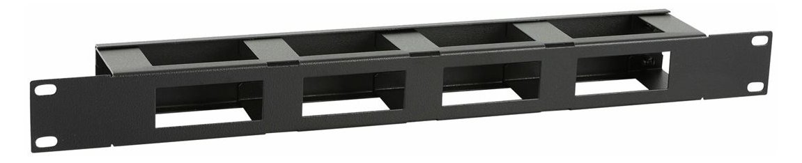 Lanview RAO410BL - Schwarz - 1U - 19 - Oval - 482 mm - 75 mm von LumaTech