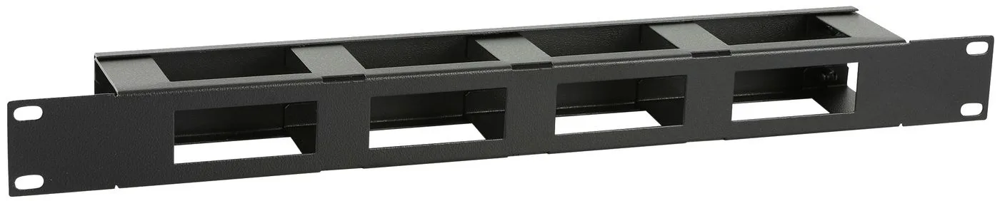 Lanview RAO410BL - Schwarz - 1U - 19 - Oval - 482 mm - 75 mm, Ansicht 2