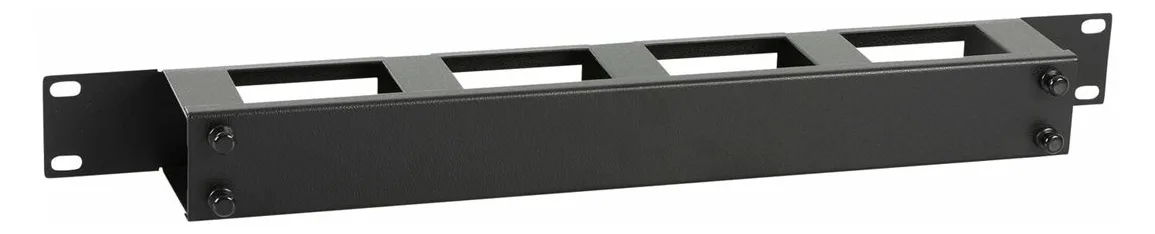 Lanview RAO410BL - Schwarz - 1U - 19 - Oval - 482 mm - 75 mm, Ansicht 3