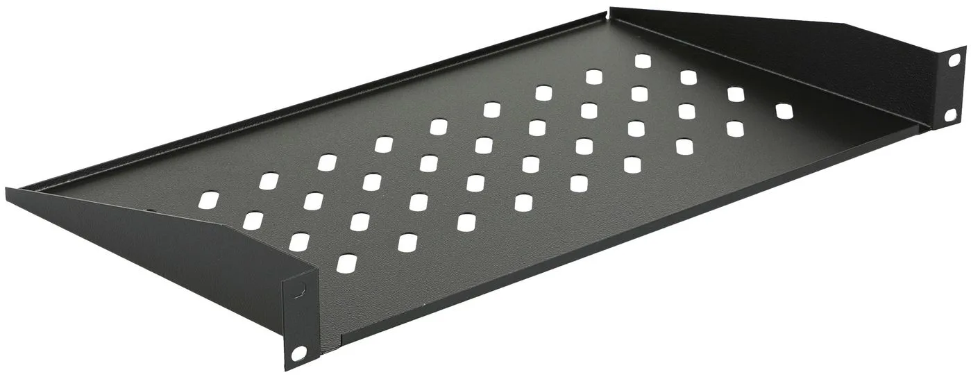 Lanview RAS200BL - Schwarz - 30 kg - 1U - 19 - Oval - 486 mm, Ansicht 2
