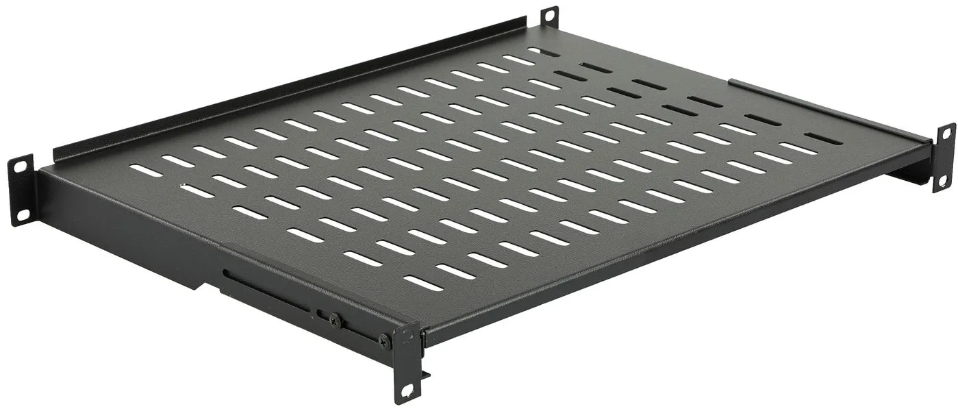 Lanview RAS400BL - Schwarz - 50 kg - 1U - 19 - Oval - 482 mm, Ansicht 2