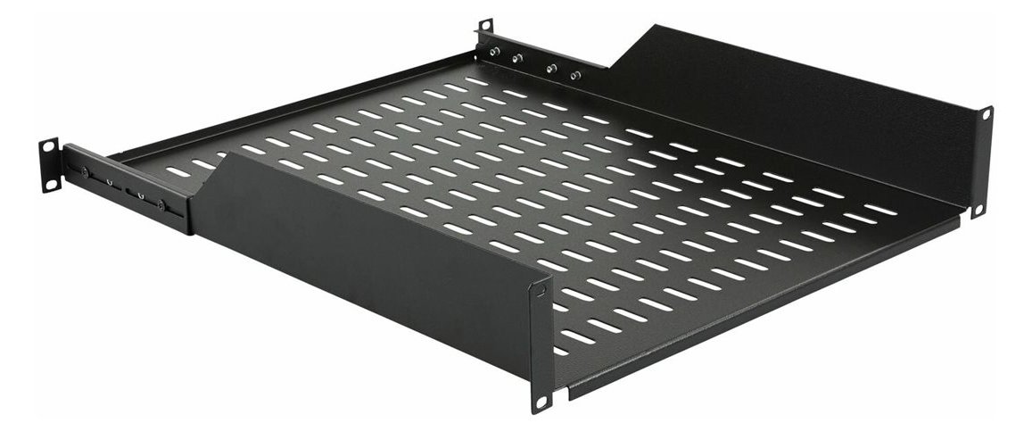 Lanview RAS410BL - Schwarz - 50 kg - 2U - 19 - Oval - 482 mm von LumaTech