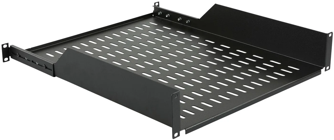 Lanview RAS410BL - Schwarz - 50 kg - 2U - 19 - Oval - 482 mm, Ansicht 2