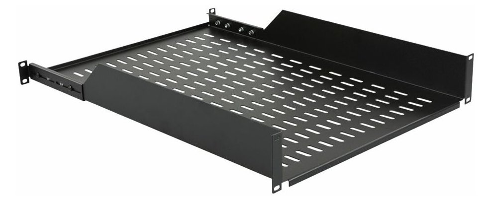 Lanview RAS415BL - Schwarz - 50 kg - 2U - 19 - Oval - 482 mm von LumaTech
