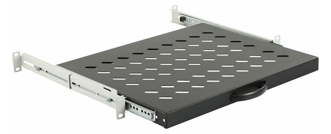 Lanview RAS605BL - Schwarz - 1U - 19 - Oval - 465 mm - 525 mm von LumaTech