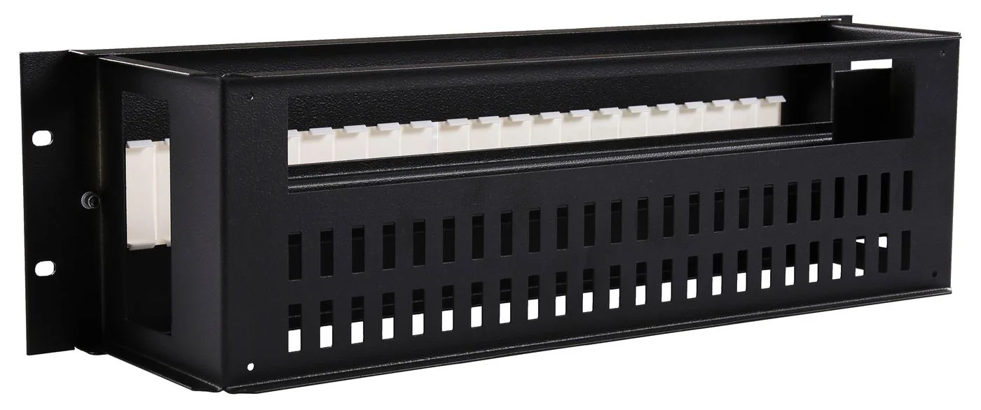 Lanview RAX630BL - Schwarz - 3U - 19 - Rund - 482 mm - 123 mm, Ansicht 4