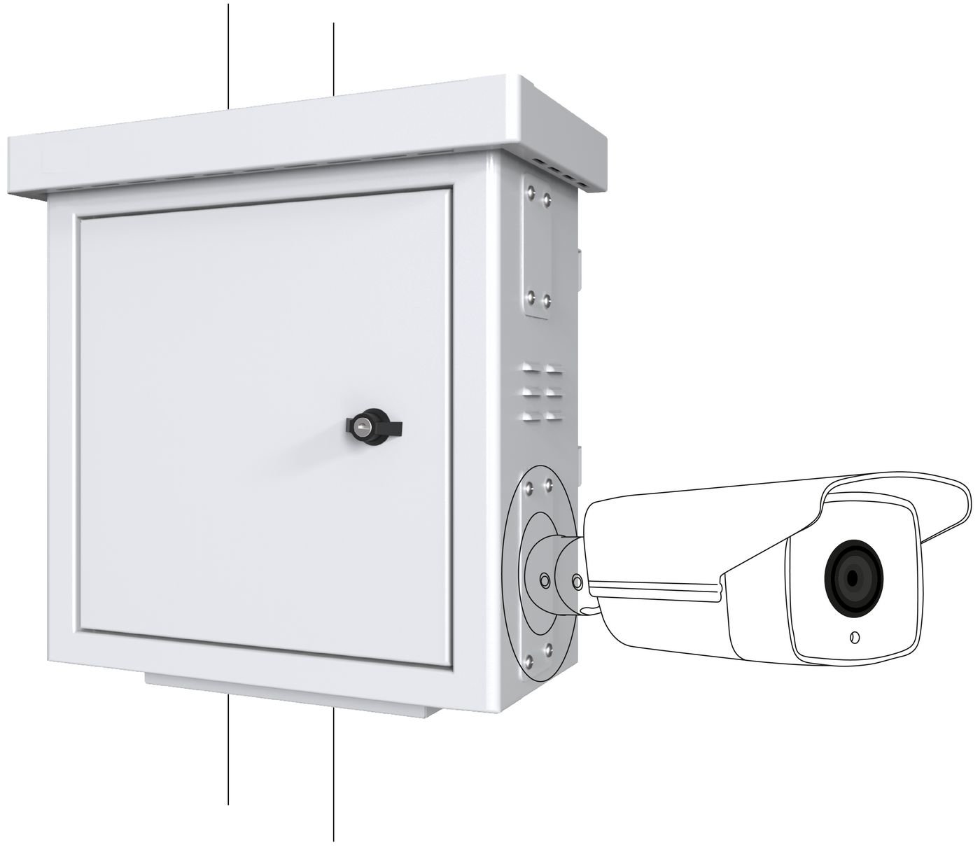 Lanview RCCTV001 - 0U - 25 kg - Weiß von LumaTech