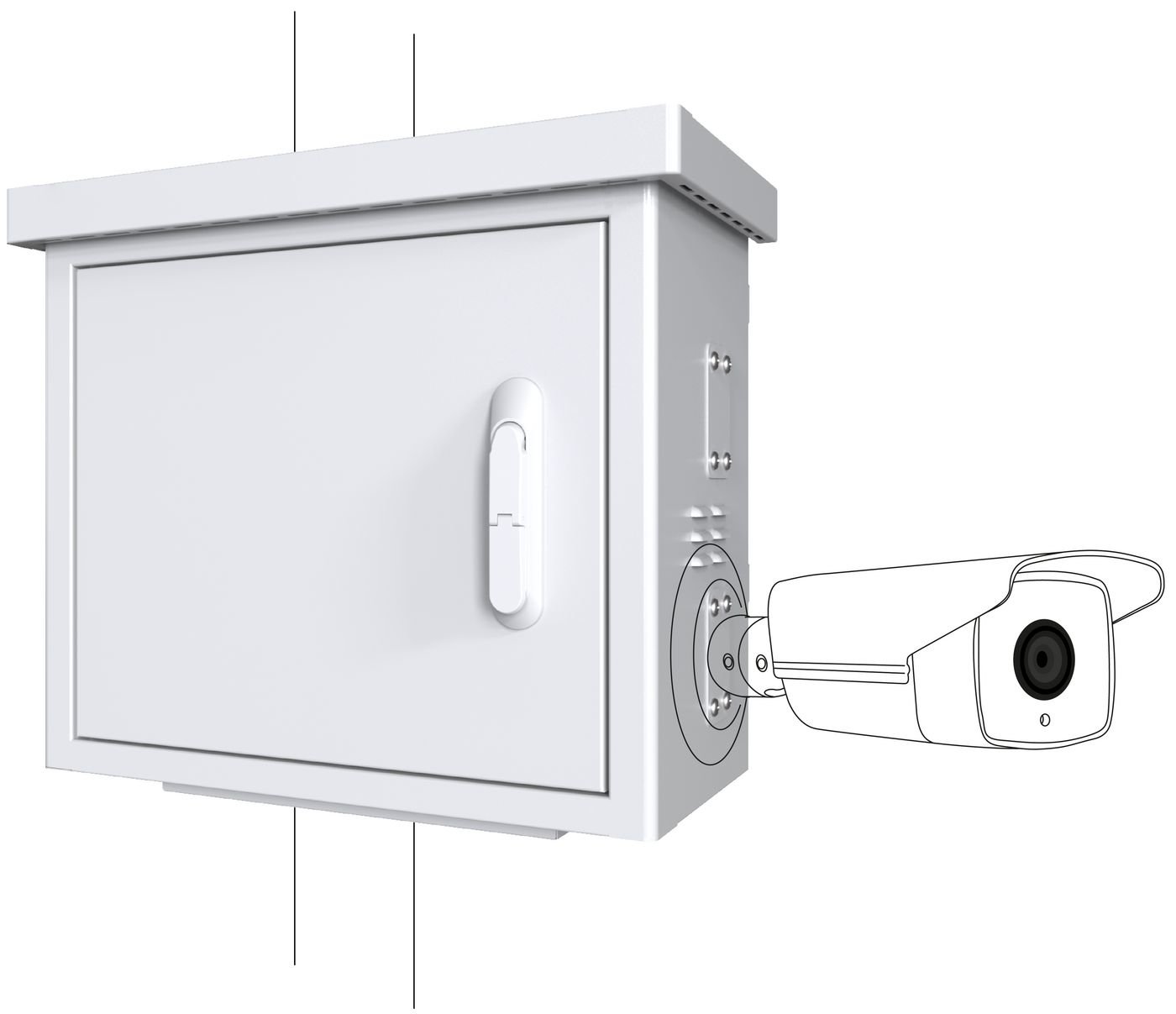 Lanview RCCTV002 - 0U - 40 kg - Weiß von LumaTech