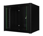 Lanview RWM09U45BL - Wandmontiertes Regal - 9U - 20,3 kg - Schwarz von LumaTech