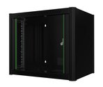 Lanview RWM09U45BL - Wandmontiertes Regal - 9U - 20,3 kg - Schwarz von LumaTech