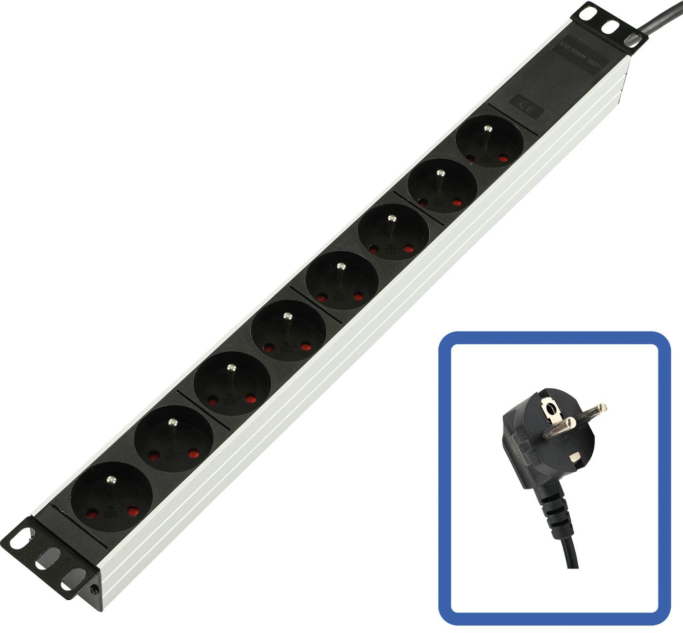Lanview TUPS032 - Schwarz - Schwarz - 4000 W - 510 mm - 97 mm - 58 mm von LumaTech