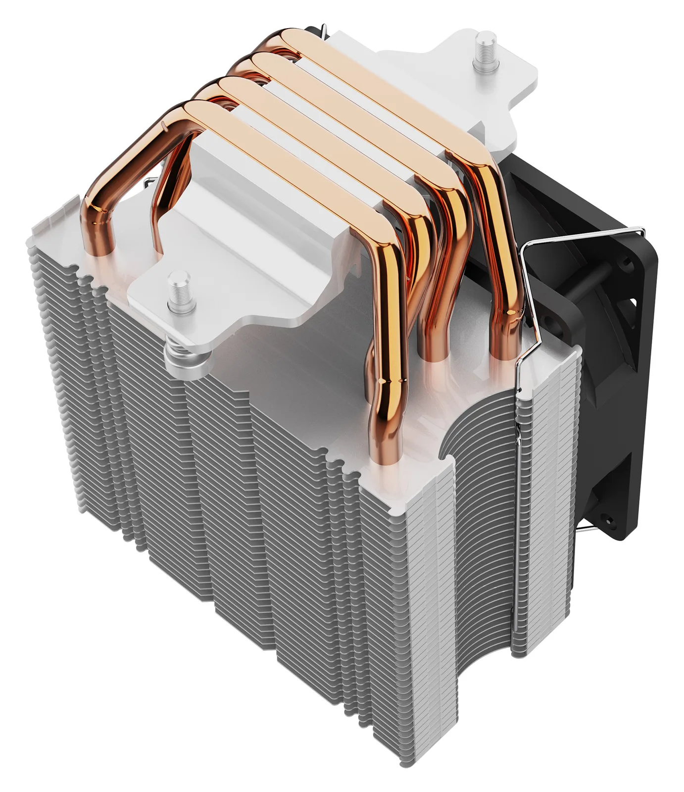 LC-Power CPU-Kuehler 4 Heatpins f.AM5 AM4.1851.1700.1200.115x 92mm - CPU-Kühler - AMD Sockel AM4 (Ryzen), Ansicht 2