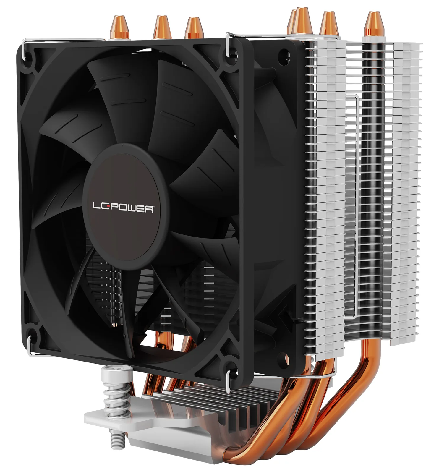 LC-Power CPU-Kuehler 4 Heatpins f.AM5 AM4.1851.1700.1200.115x 92mm - CPU-Kühler - AMD Sockel AM4 (Ryzen), Ansicht 3