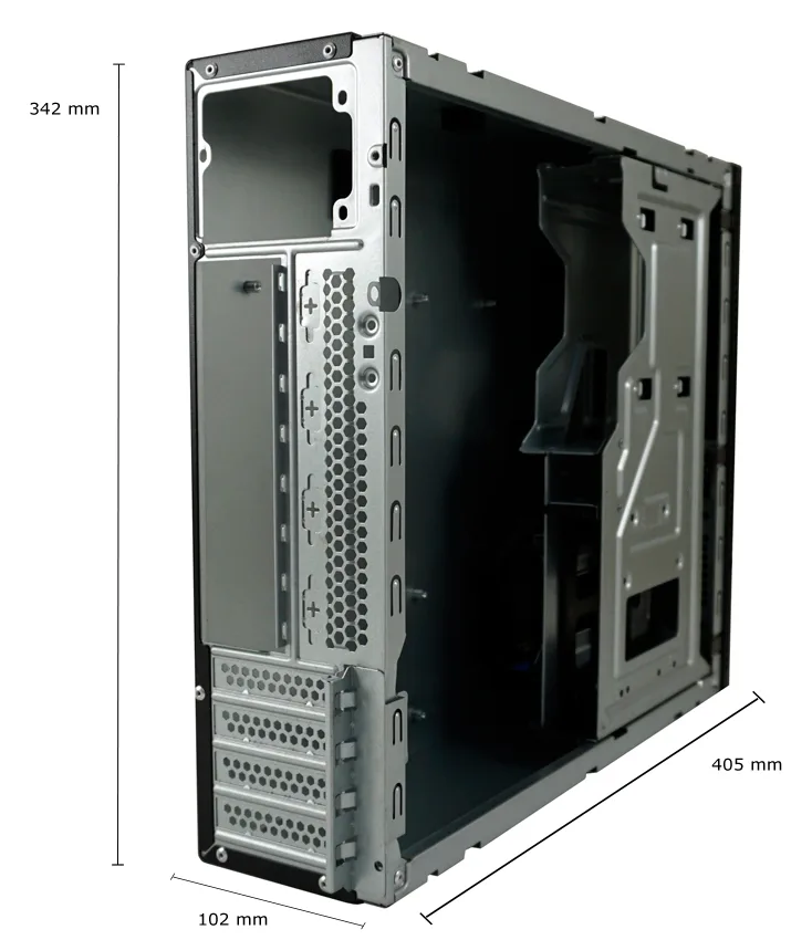LC-Power Geh Micro ATX 1406MB-TFX - Tower - ATX, Ansicht 4