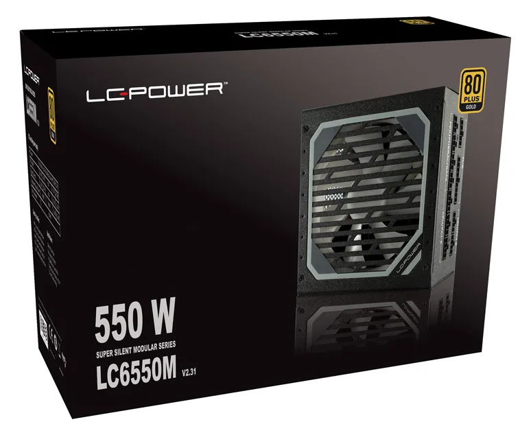 LC-Power Super Silent Modular Series LC6550M V2.31 - Netzteil (intern), Ansicht 2