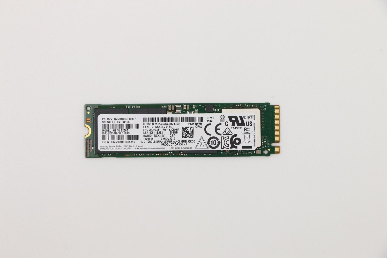 Lenovo 00UP734 - 256 GB - M.2