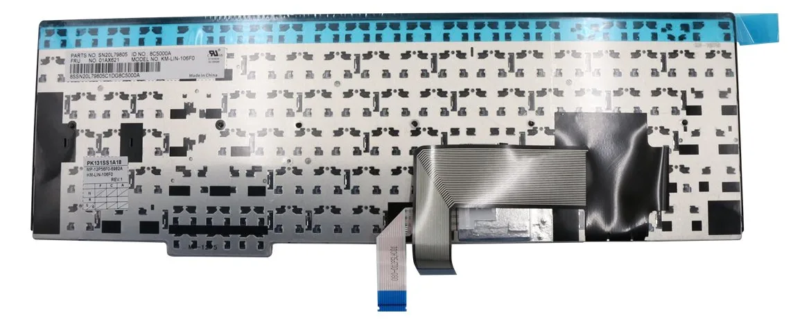 Lenovo 01AX621 - Tastatur - Lenovo - ThinkPad L570 - TL: Französisch, AZERTY, Ansicht 3