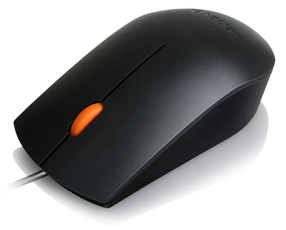 Lenovo 300 - Maus - rechts- und linkshändig - kabelgebunden, Ansicht 4