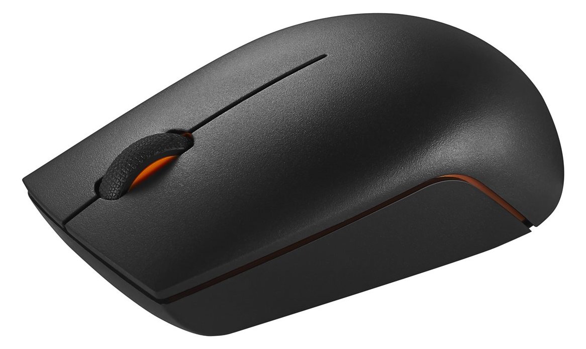 Lenovo 300 Wireless Compact - Maus - 3 Tasten - kabellos - 2.4 GHz - kabelloser Empfänger (USB)