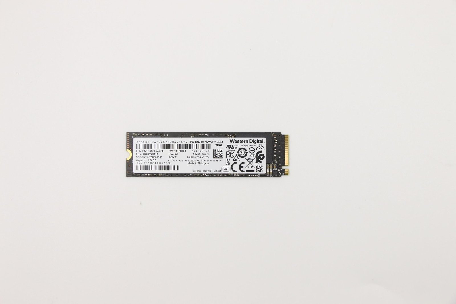 Lenovo 5SS0V26411 - 256 GB - M.2